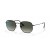 Ray-Ban RB3548 Esagonale XL (54 - 21) con lenti Grigio e Nero frame Occhiali da sole