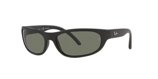 Ray-Ban RB4033M(60-17)グリーンレンズは、黒フレームサングラス