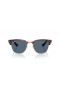 Ray-Ban RBR0504S Clubmaster逆L(54-21)ブルーレンズゴールドフレームサングラス