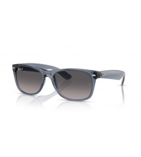 Ray-Ban RB2132æ–°Wayfarer M(55-18ï¼‰ã‚°ãƒ¬ãƒ¼ãƒ¬ãƒ³ã‚ºã€ãƒ–ãƒ«ãƒ¼ãƒ•ãƒ¬ãƒ¼ãƒ ã‚µãƒ³ã‚°ãƒ©ã‚¹