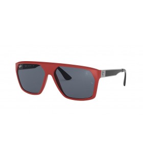 Ray-Ban RB4309Mスクーデリア-フェラーリの収集L(60-13)グレイレンズ-レッドフレームサングラス