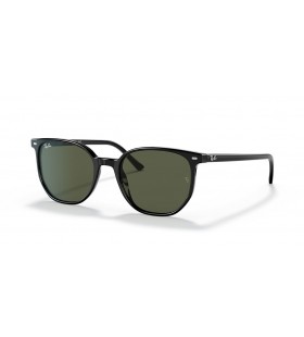 Ray-Ban RB2197エリオット-S(52-19)グリーンレンズは、黒フレームサングラス