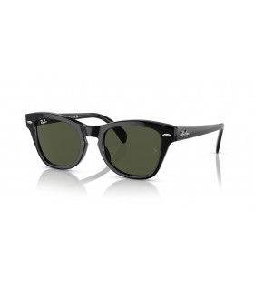 Ray-Ban RB0707SF XL(53-21)グリーンレンズは、黒フレームサングラス