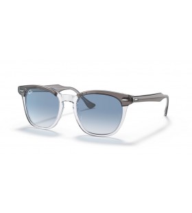 Ray-Ban RB2298FホークアイL(54-21)ブルーレンズとグレーフレームサングラス