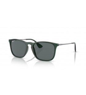 Ray-Ban RB4187クM(54-18)灰色のレンズと緑のフレームサングラス