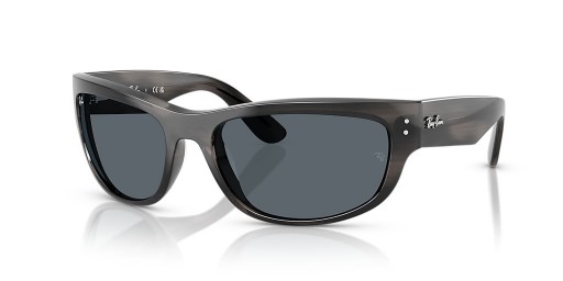Ray-Ban RB2289 Mega Balorama M (60 - 19), med Blå linser og Grå frame Solbriller