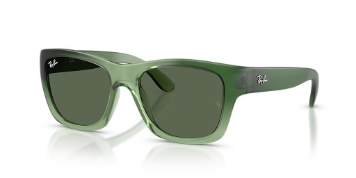 Ray-Ban RB4194 L (53 - 17) med Grønne linser og Grønn frame Solbriller