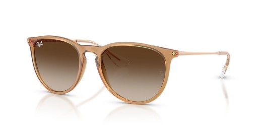 Ray-Ban RB4171 Erika Klassiske M (54 - 18) med Brune linser og Brown frame Solbriller
