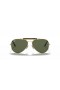 Ray-Ban RB3029 Outdoorsman Havana Samling XXL (62 - 14) med Grønne linser og Gull frame Solbriller