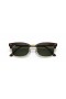 Ray-Ban RB3916 Clubmaster Square Legenden Gull M (52 - 21) med Grønne linser og Tortoise frame Solbriller