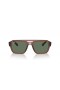 Ray-Ban RB4397 Corrigan Bio-Baserte M (54 - 20) med Grønne linser og Brown frame Solbriller