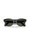 Ray-Ban RW4010 Ray-Ban | Meta jefferson clinton M (52 - 20) med Grønne linser og Svart frame Solbriller