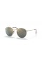 Ray-Ban RB8247 Runde Titanium S (50 - 21) med Blå linser og Gull frame Solbriller