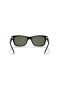 Ray-Ban RB2283 Burbank M (52 - 20) med Grønne linser og Svart frame Solbriller