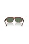Ray-Ban RB4397 Corrigan Bio-Baserte M (54 - 20) med Grønne linser og Brown frame Solbriller
