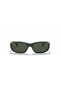 Ray-Ban RB2016 Daddy-O-XL (59 - 17) med Grønne linser og Svart frame Solbriller