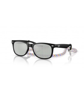 Ray-Ban RB9052S Nye Wayfarer Barna Sommeren Kapsel S (47 - 15) med Grønne linser og Svart frame Solbriller