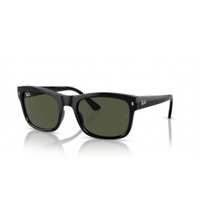 Ray-Ban RB4428 L (56 - 21) med GrÃ¸nne linser og Svart frame Solbriller