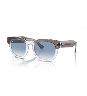 Ray-Ban RB0298S Mega Hawkeye L (53 - 21) med Blå linser og Grå frame Solbriller