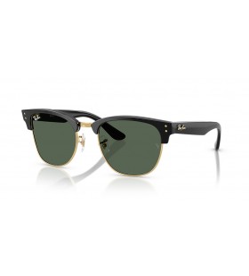 Ray-Ban RBR0504S Clubmaster Omvendt S (51 - 21) med Grønne linser og Svart frame Solbriller