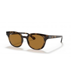 Ray-Ban RB4324 L (50 - 21) med Brune linser og Tortoise frame Solbriller