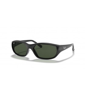 Ray-Ban RB2016 Daddy-O-XL (59 - 17) med GrÃ¸nne linser og Svart frame Solbriller