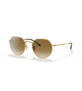 Ray-Ban RB3565 Jack L (53 - 20) med Brune linser og Gull frame Solbriller