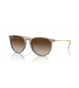 Ray-Ban RB4171 Erika Klassiske M (54 - 18) med Brune linser og Brown frame Solbriller