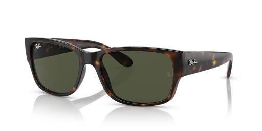 Okulary przeciwsłoneczne Ray-Ban RB4388 M (55-18) z zielonymi soczewkami i черепаховой oprawce