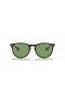 Okulary przeciwsłoneczne Ray-Ban Erika RB4171 Color Mix M (54-18) z zielonymi soczewkami i черепаховой oprawce