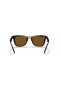 Okulary przeciwsłoneczne Ray-Ban RB4105 Wayfarer Folding Classic L (50-22) z brązowymi soczewkami i черепаховой oprawce