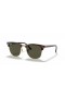 Okulary przeciwsłoneczne Ray-Ban Clubmaster RB3016 Classic M (49-21) z zielonymi soczewkami i черепаховой oprawce