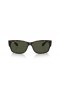 Okulary przeciwsłoneczne Ray-Ban RB4388 M (55-18) z zielonymi soczewkami i черепаховой oprawce