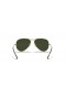 Okulary przeciwsłoneczne Ray-Ban RB3025 Aviator Havana Collection XXL (62-14) z zielonymi soczewkami i złotej oprawce