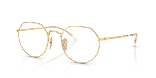 Ray-Ban RB3565 Jack Tranziții® L (53 - 20), cu lentile Transparente și ramă de Aur, ochelari de Soare