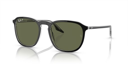 Ray-Ban RB2203 L (55 - 20), cu lentile Verzi și Negre, ochelari de Soare cadru