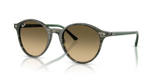 Ray-Ban RB2230F Bernard M (51 - 20), cu lentile Maro și Verde cadru ochelari de Soare
