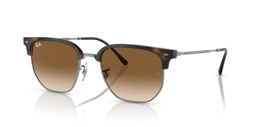 Ray-Ban RB4416 Noi Clubmaster XL (53 - 20), cu lentile Maro și broasca Țestoasă, ochelari de Soare cadru