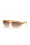 Ray-Ban RB4395F Kiliane Bio pe Baza de M (54 - 21) cu Violet lentile Galben și ochelari de Soare cadru