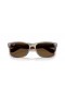 Ray-Ban RB2132 New Wayfarer Clasic M (55 - 18), cu lentile Maro si Maro cadru ochelari de Soare