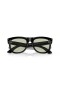Ray-Ban RBR0502S Wayfarer Inversă S (50 - 22), cu lentile Verzi și Negre, ochelari de Soare cadru