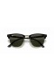 Ray-Ban RB3016 Clubmaster Classic M (49 - 21), cu lentile Verzi și Negre, ochelari de Soare cadru