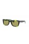 Ray-Ban RB2248 Caraibe Verde Fluo S (52 - 22), cu lentile Verzi și Negre, ochelari de Soare cadru