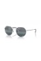 Ray-Ban RB3565 Jack Chromance L (53 - 20), cu lentile Albastre și Argint cadru ochelari de Soare