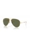 Ray-Ban RB3825 Vechi Aviator XL (58 - 14) cu lentile Verzi și ramă de Aur, ochelari de Soare