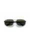 Ray-Ban RB3445 M (61 - 17) cu lentile Verzi și Negre, ochelari de Soare cadru