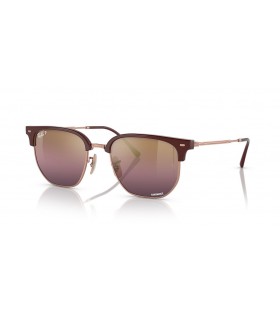 Ray-Ban RB4416F Noi Clubmaster XXL (55 - 20), cu lentile Roșii și Roșu cadru ochelari de Soare