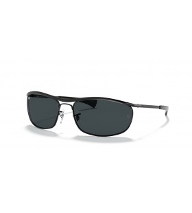 Ray-Ban RB3119M Olympian am Deluxe L (62 - 18) cu lentile Albastre și Negre, ochelari de Soare cadru