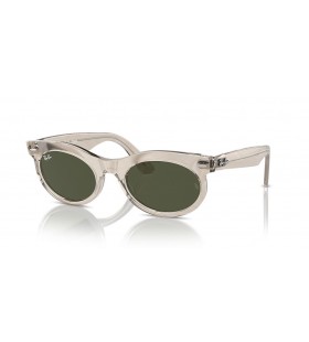 Ray-Ban RB2242 Wayfarer Oval Schimba-L (53 - 22), cu lentile Verzi È™i Gri cadru ochelari de Soare