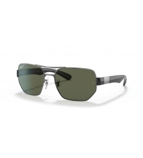 Ray-Ban RB3672 XL (60 - 17) cu lentile Verzi È™i Argint cadru ochelari de Soare